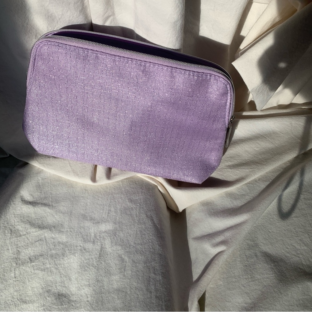 Lancome Elegant Purple Cosmetic Bag